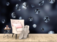 3д фотообои Диаманты - 4