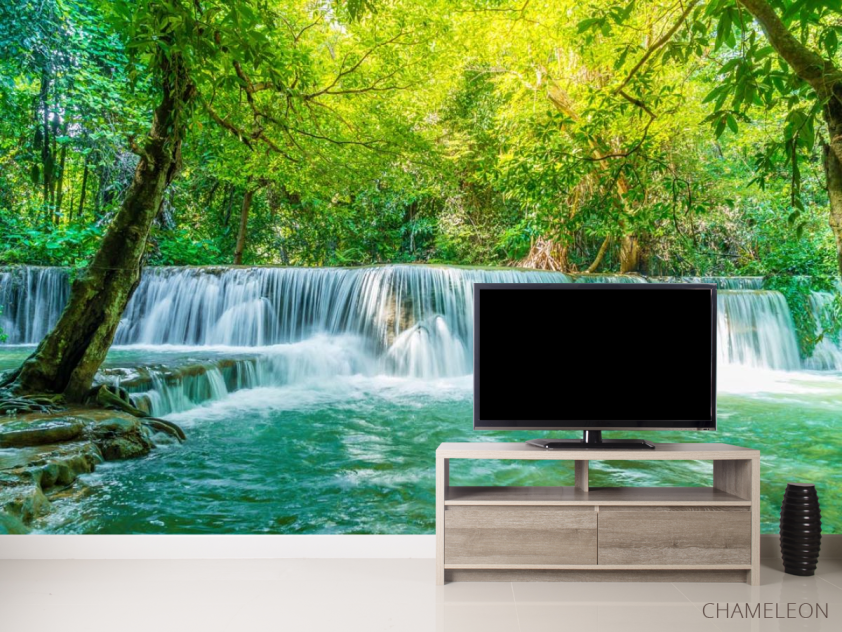 Фотообои бирюзовый водопад - 2