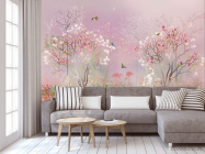 Фотообои Розовый лес - 3