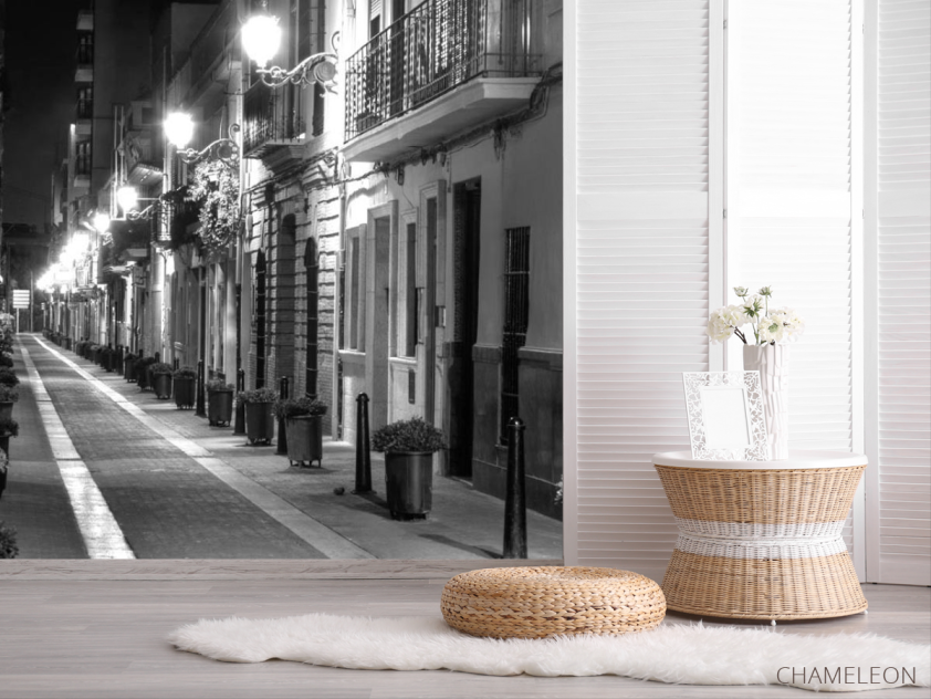 Фотошпалери Нічна гарна вуличка - 2