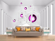 3д фотообои 3 д Комната - 1