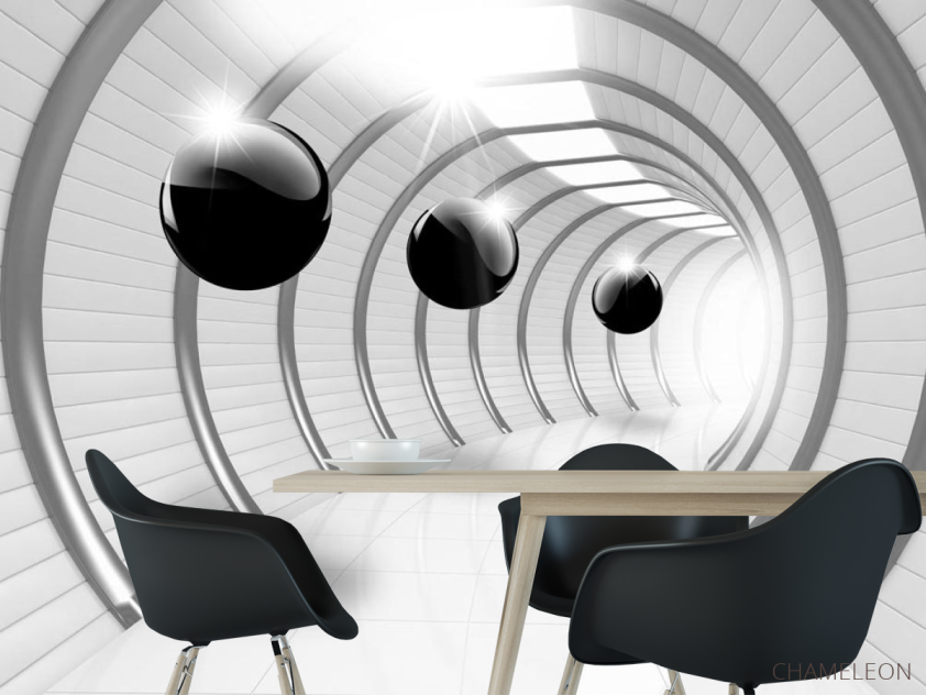 Фотошпалери Тунель з кулями - 1