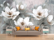 Фотообои 3д цветы - 1