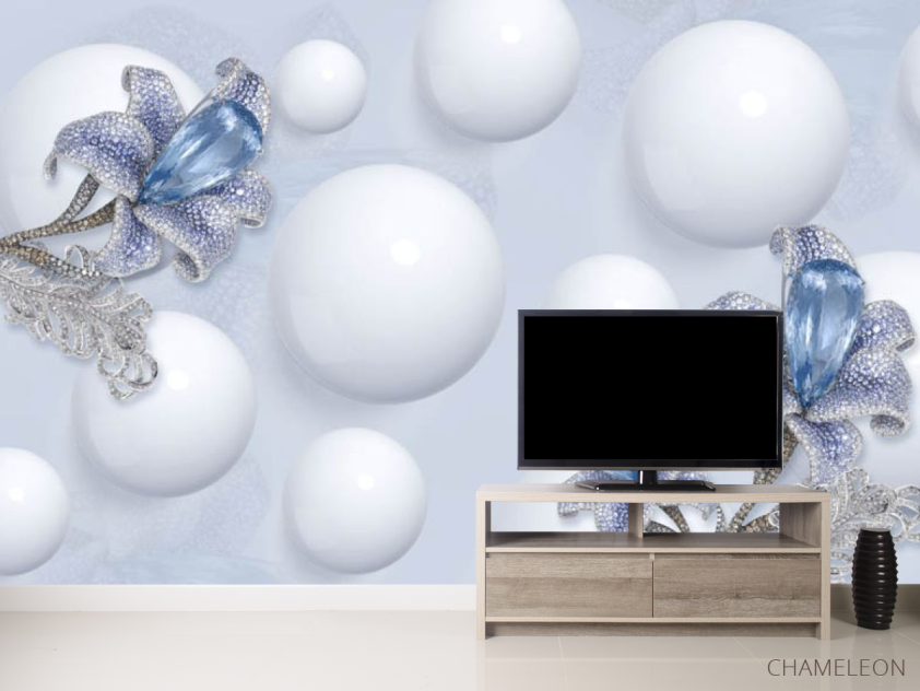 Фотообои 3д цветы - 2