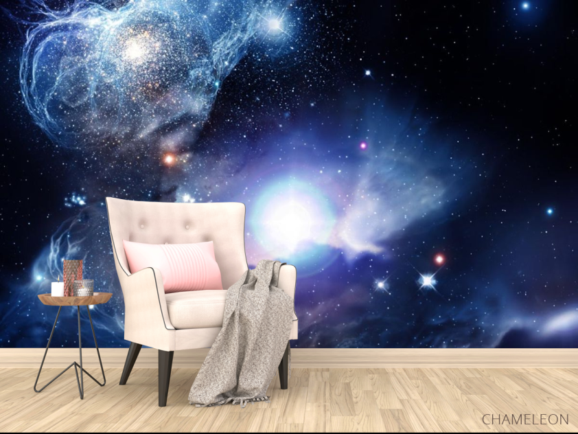 Фотообои космос с яркой звездой - 4