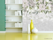 Фотошпалери квіти зі стелі - 3