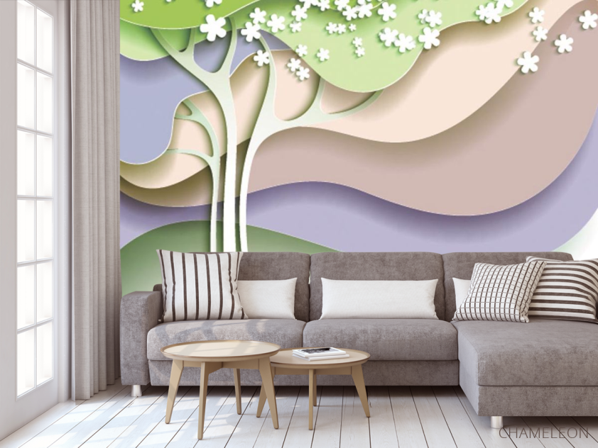 Фотообои 3d дерево - 3