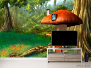 Фотообои Грибной домик - 2