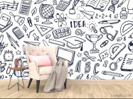 Фотообои Школьный паттерн - 4