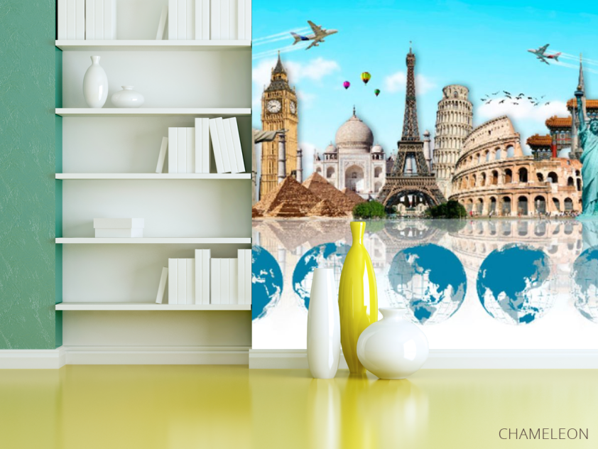 Фотошпалери Пам'ятки для кабінету англійської - 3