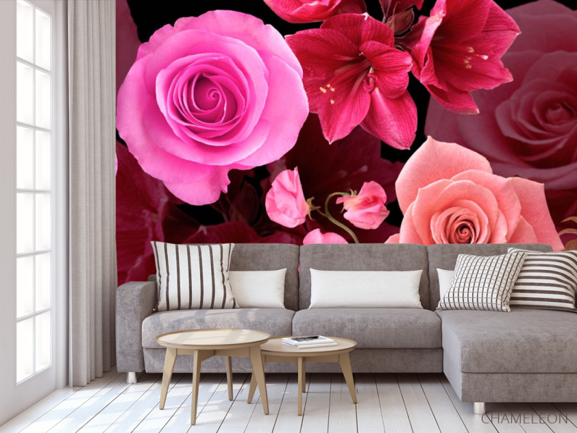 Фотообои 3D розы - 3