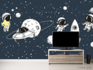 Фотообои детский космос - 2