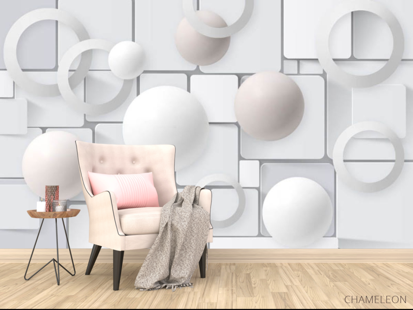 Фотообои 3д шары - 4