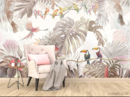 Фотообои Попугаи в тропиках - 4