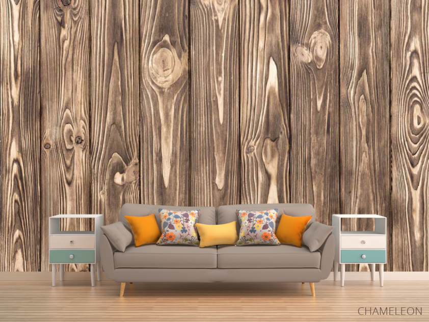 Фотообои Деревянные доски лофт - 1