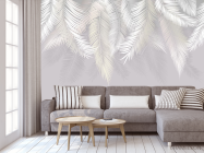 Фотообои Пушистые пальмовые листья на стену - 3