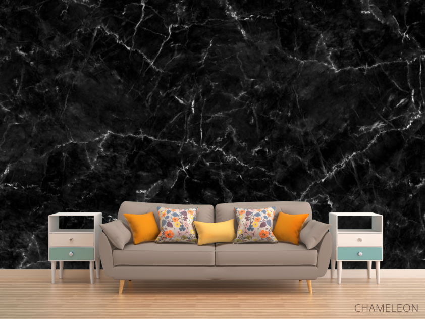 Фотообои Чёрный мрамор - 1