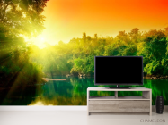 Фотообои Рассвет на речке - 2