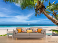 Фотообои Пальма над морем - 1