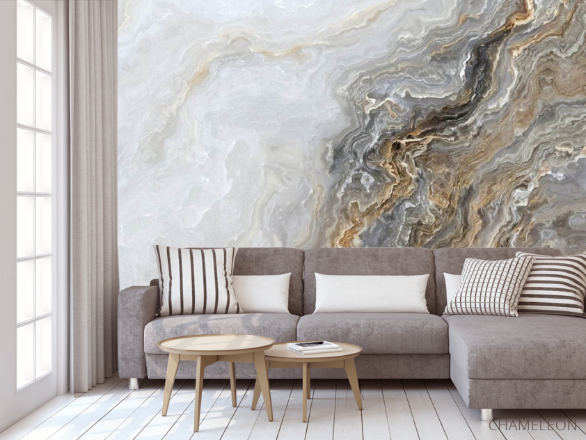 Фотообои Коричневый абстрактный мрамор - 3