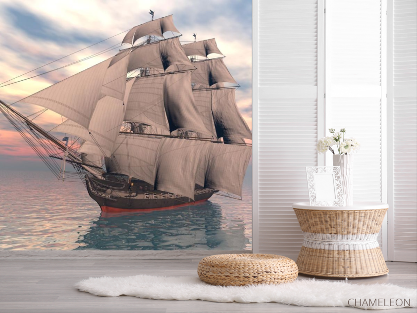 Фотошпалери Вітрильник в морі - 2