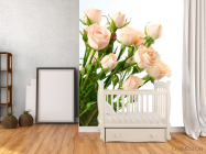 Фотообои Бежево-белые розы - 2