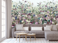 Фотообои Цветочная стенка - 3
