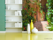 Фотошпалери зелена улічка - 3