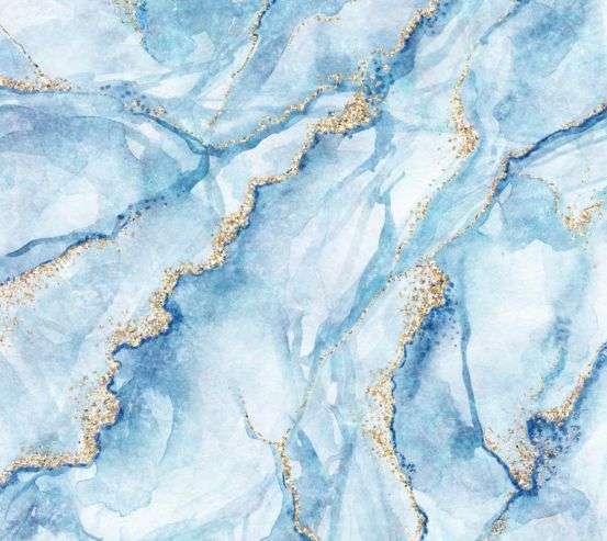 Фотошпалери Блакитний Fluid art 26512