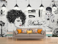 Фотообои Для барбершопа - 1