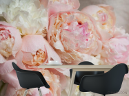 Фотошпалери ніжні квіти з краплями - 1