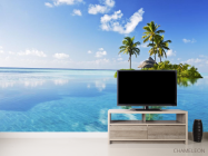 Фотообои остров в чистом океане - 2