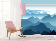 Фотошпалери сині гори - 4