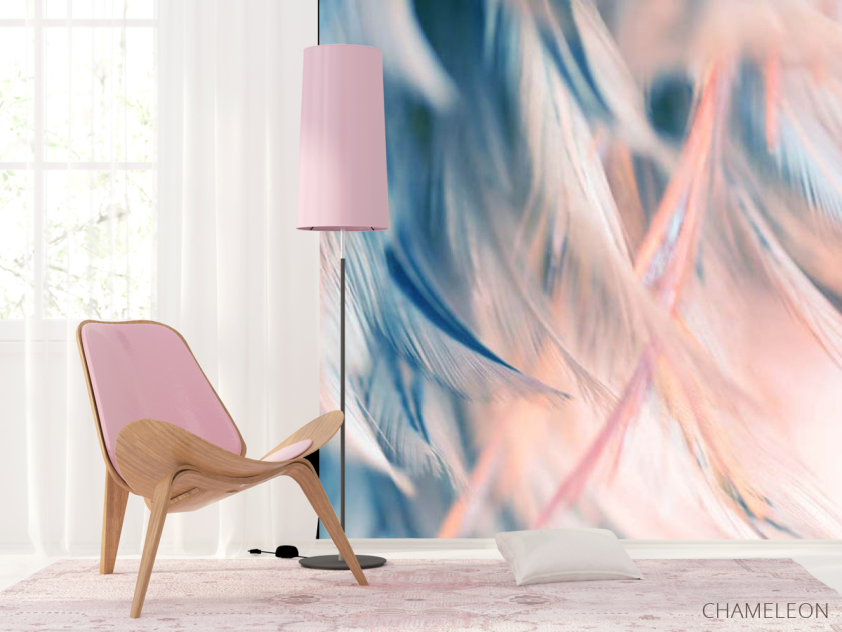 Фотошпалери бірюзові пір'я - 4