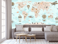Фотообои Карта в детскую - 3