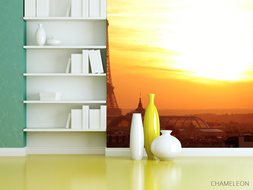 Фотошпалери захід в Парижі - 3