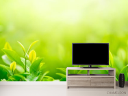 Фотообои зеленые росточки - 2