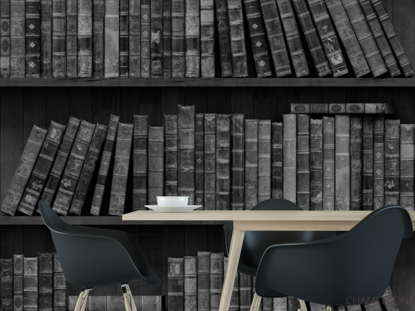 Фотошпалери книги на полиці - 1