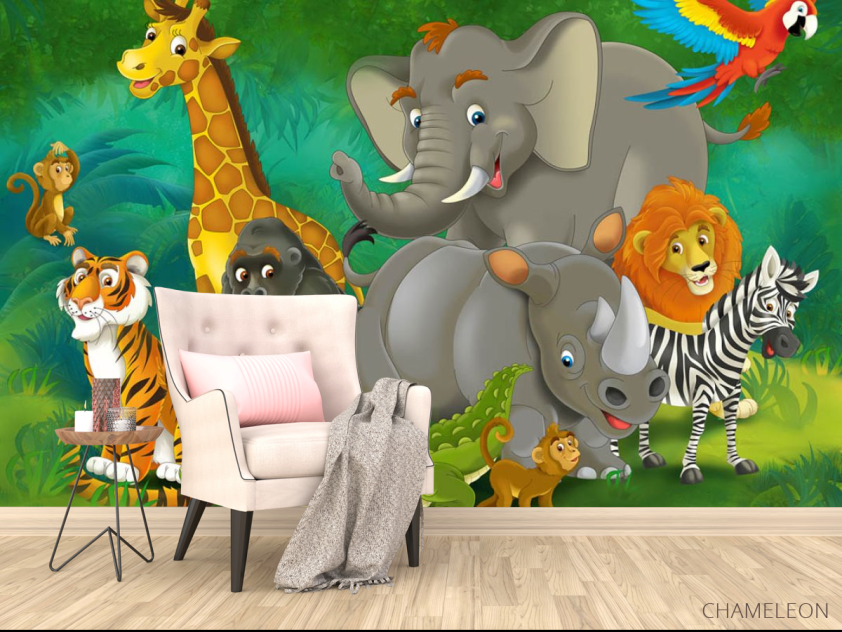 Фотообои Животные в джунглях - 4
