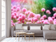 Фотообои Розовый клевер - 3