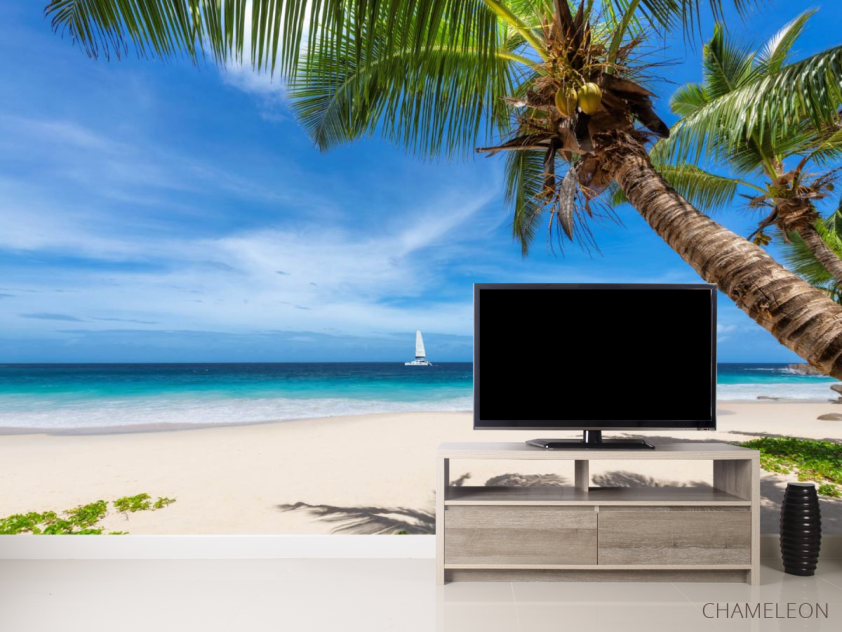 Фотообои Пальма над морем - 2