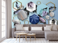 Фотообои 3д, геометрия - 3