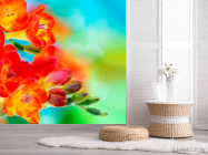 Фотообои Фрезия махровая оранжевая - 2