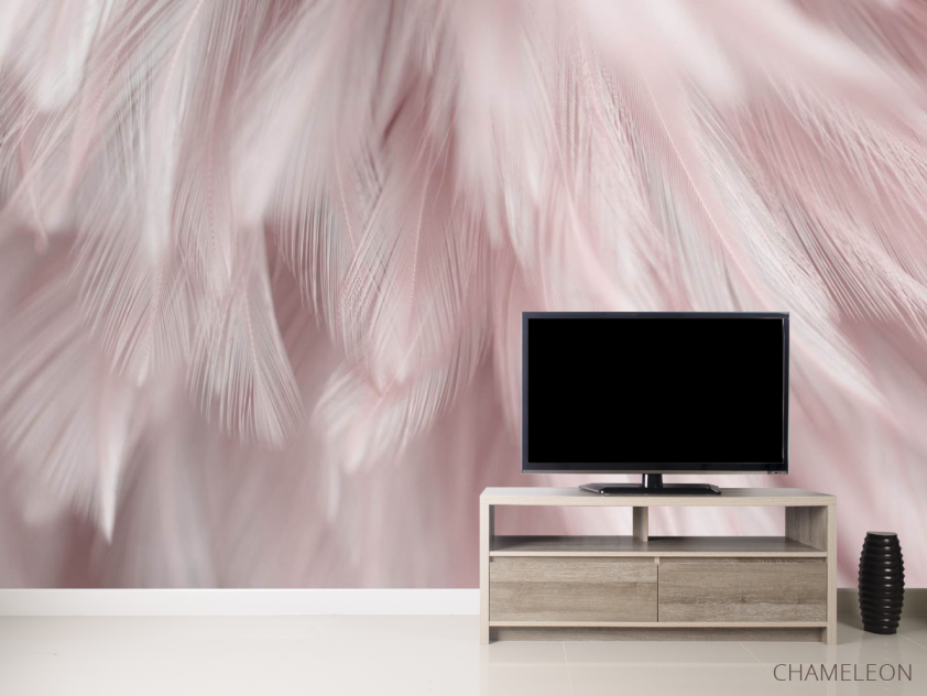 Фотообои Перья розовые - 2
