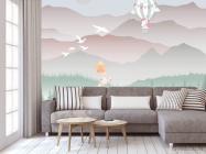 Фотообои Горы детские в сканди стиле - 3