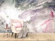 Фотообои fluid art с серебром - 4