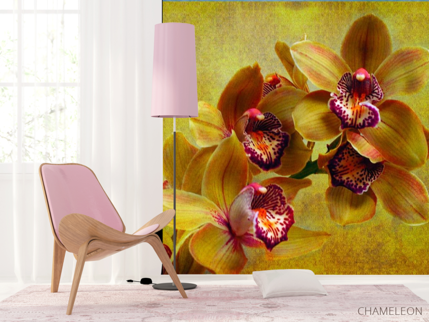 Фотошпалери Зелені квіти - 4