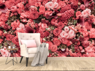 Фотообои Цветочная стена - 4