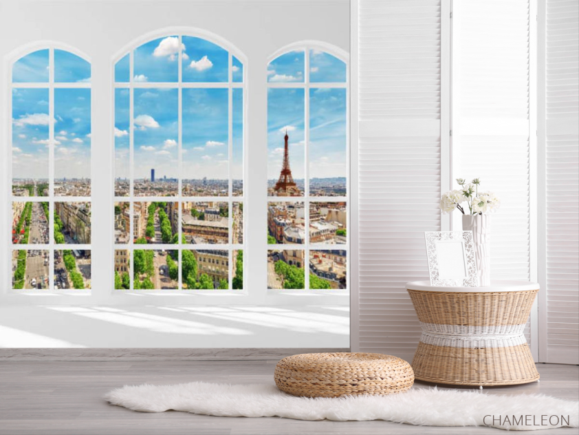 Фотошпалери Вид з вікна на Париж - 2