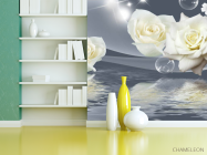 Фотошпалери квіти на воді - 3